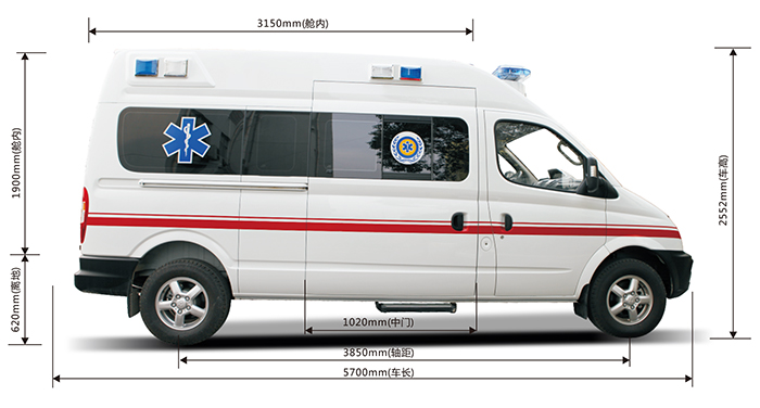 上汽大通V80长轴救护车