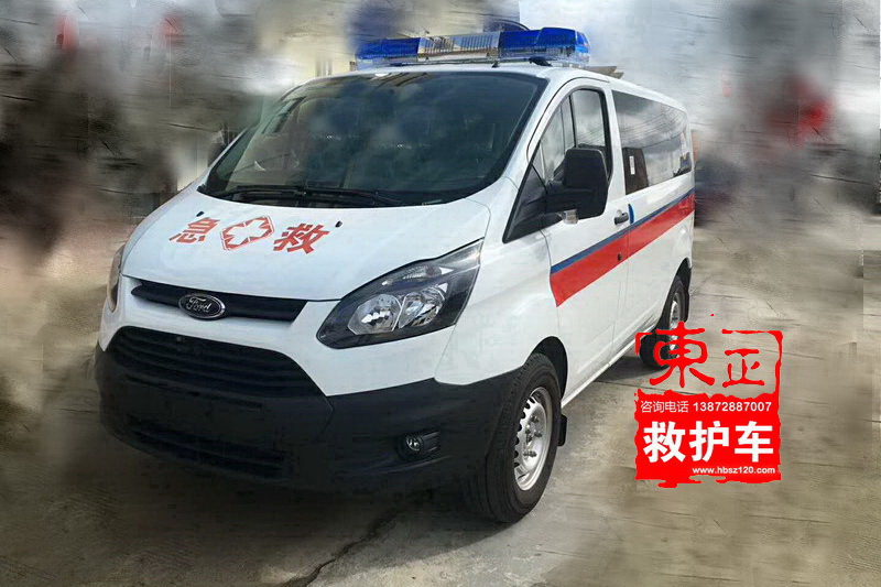 江铃福特新全顺<font color='red'><font color='red'><font color='red'>短轴</font></font></font>平顶救护车汽油版V362